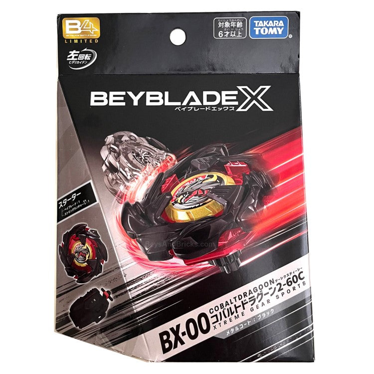 Cobalt Dragoon 2-60C Version noire Beyblade Shop