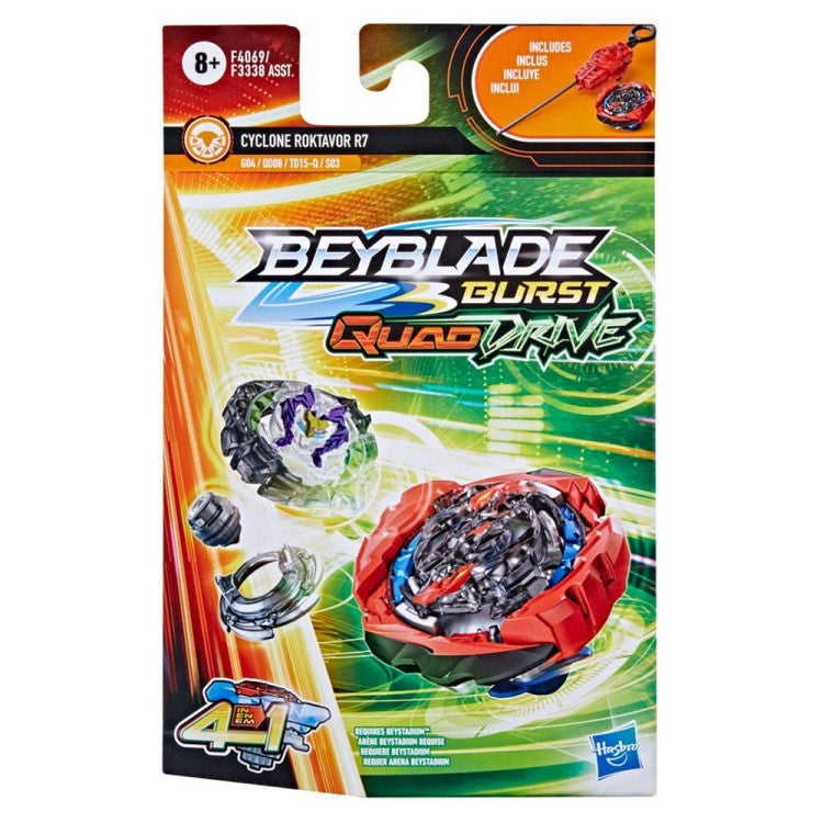 Cyclone Roktavor R7 Aquilon'-Q Massive-Q+Flugel-6 Beyblade Shop