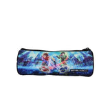 Trousse scolaire ronde Beyblade X bleu