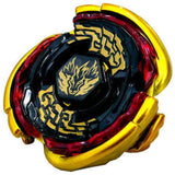 Big Bang Pegasis 105RF vue de dessus, Metal Wheel doré, pièces rouges translucides et Face Bolt noir