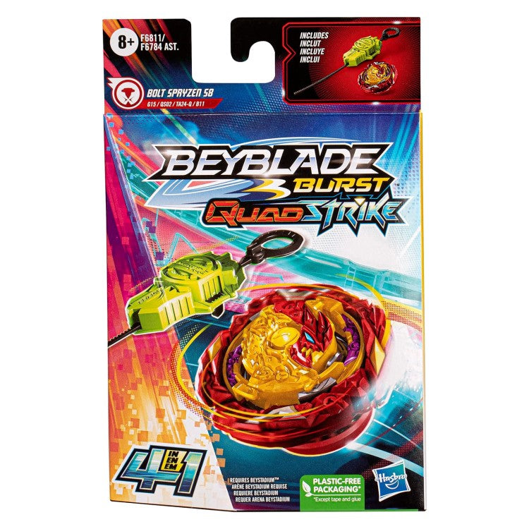 Beyblade X Booster Pack Gust Bat 3-85GP BX – Toupie équilibre Rotation Droite, Métal Moulé Takara Tomy, Dès 8 Ans