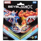 Captain America VS Red Hulk Beyblade X Marvel Collab