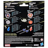 Captain America VS Red Hulk Hasbro Beyblade X Marvel Collab