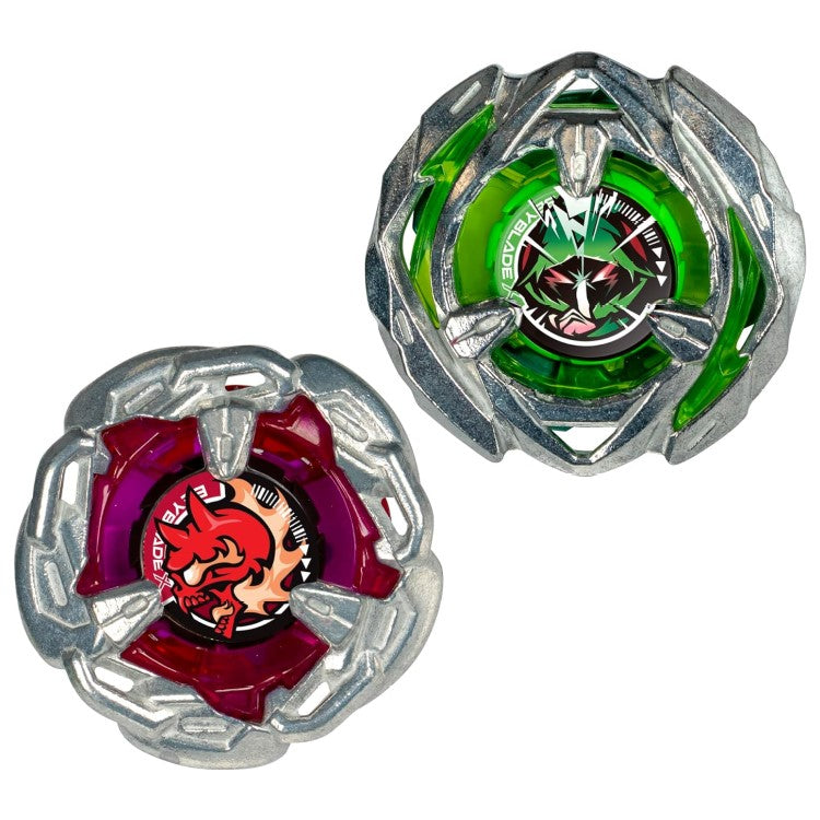 Chain Incendio 5-60HT rouge et Arrow Wizard 4-60N verte, vues de dessus hors emballage