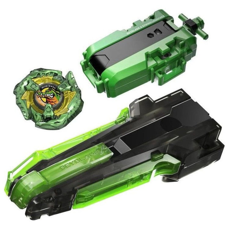 Contenu du Bite Croc Deluxe String Launcher & Custom Grip Set