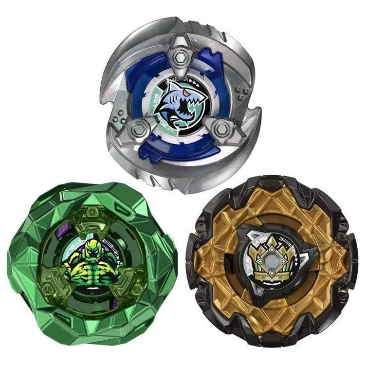 Contenu du X-treme Battlers Pack : 3 toupies Beyblade X