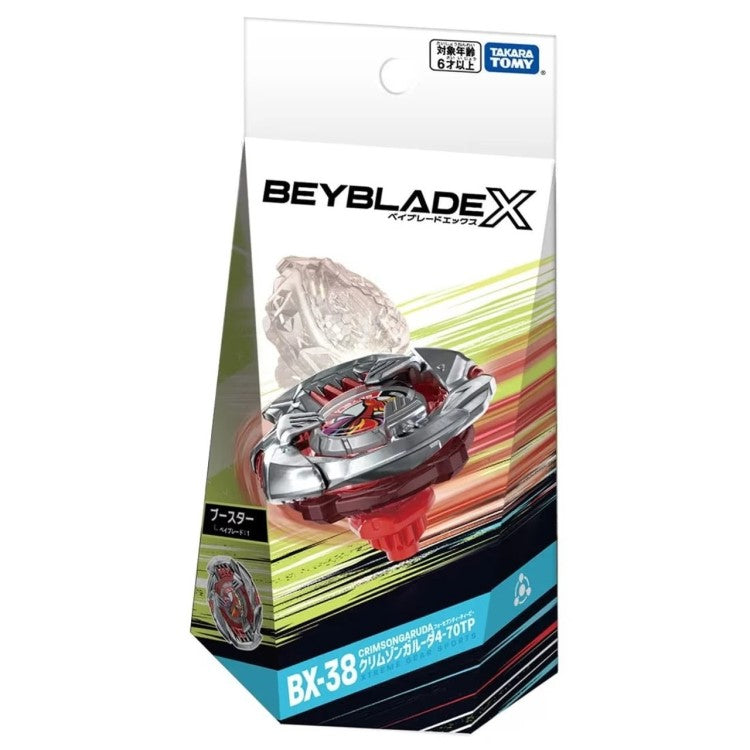 TAKARA TOMY BEYBLADE X BX-38 Booster Crimson Garuda 4-70TP JAPON TAKARA TOMY BEYBLADE X BX-38 Booster Crimson Garuda 4-70TP JAPON