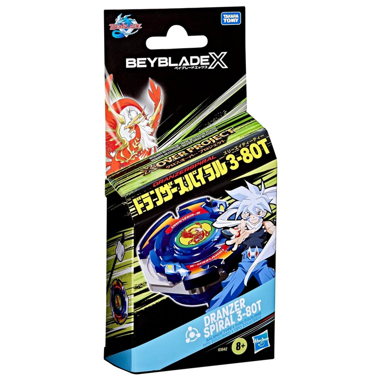 Dranzer Spiral 3-80T Version Bleue Hasbro