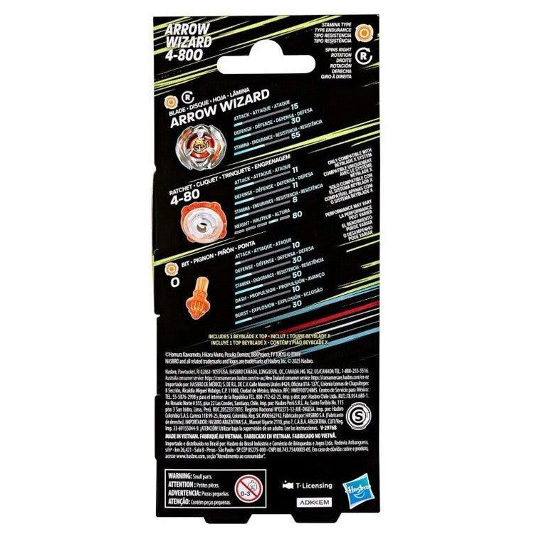 Beyblade X Arrow Wizard 4-80O G1755