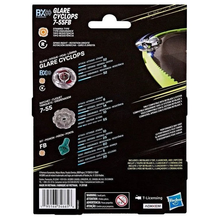 Beyblade X Glare Cyclops 7-55FB G4569