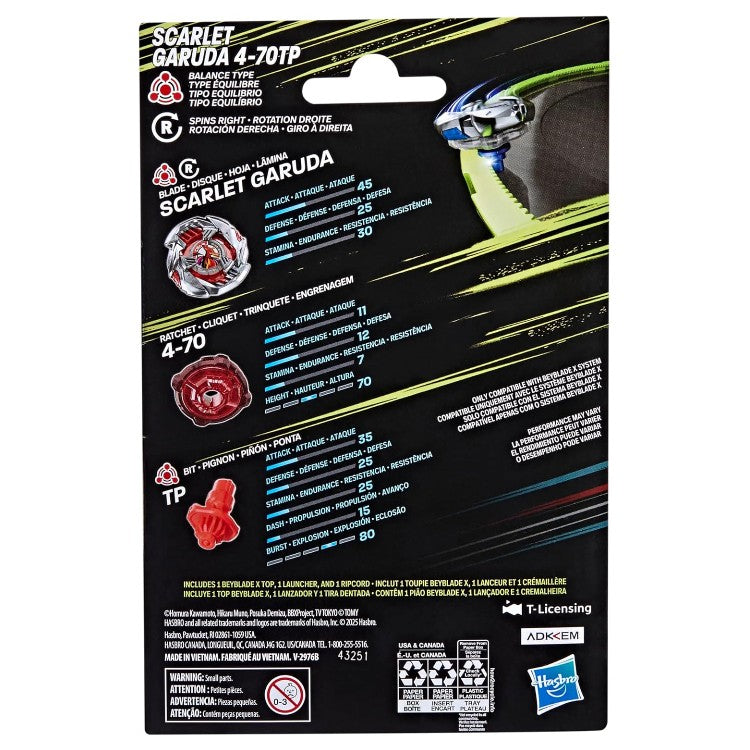 Beyblade X Scarlet Garuda 4-70TP