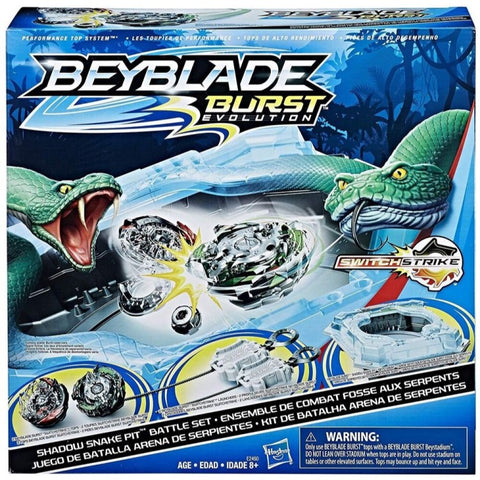 Set de combat Toupie Beyblade Burst Evolution : Arène Tempête de cristal