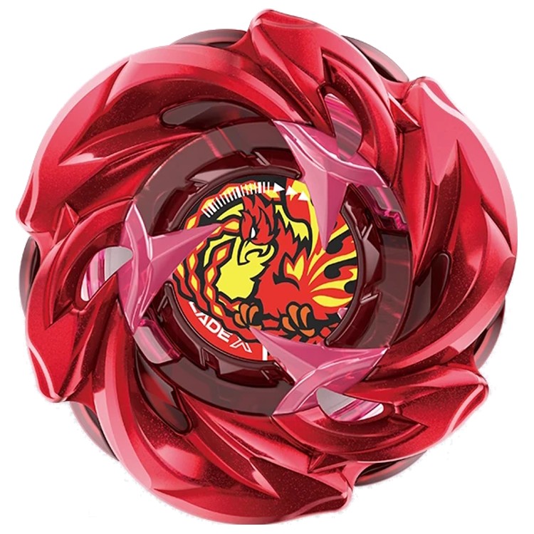 Toupie Phoenix Rudder 9-70G Metal Coat rouge