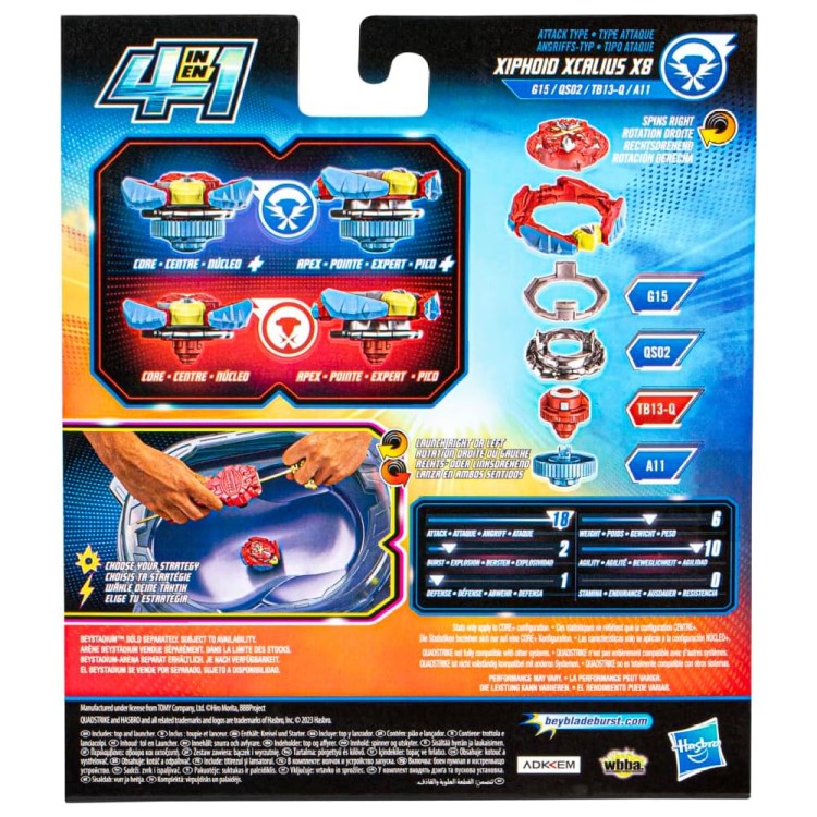 Hasbro Beyblade Burst Xcalius X8