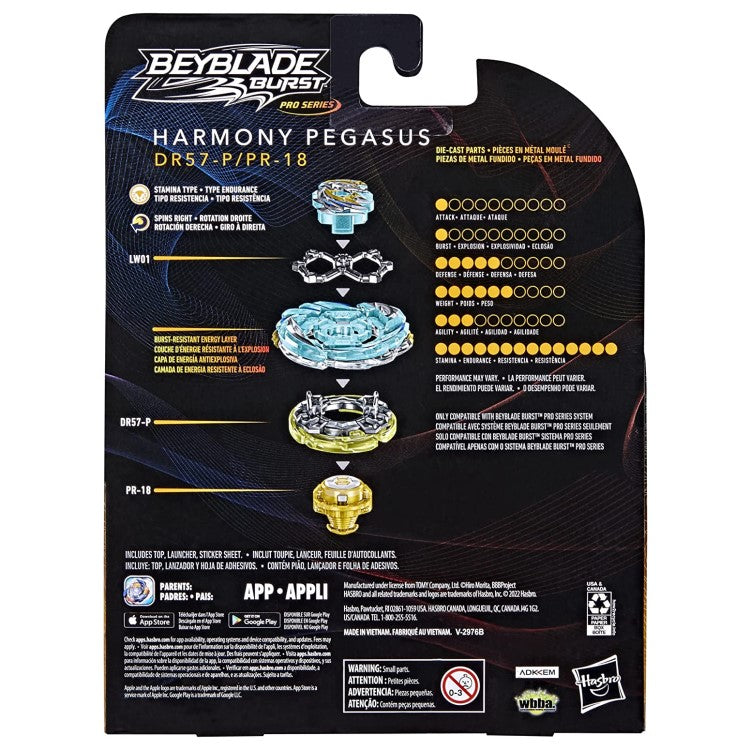 Toupie Beyblade Burst ProSeries Harmony Pegasus 