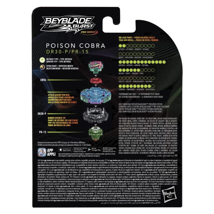 Toupie Beyblade Burst Poison Cobra 