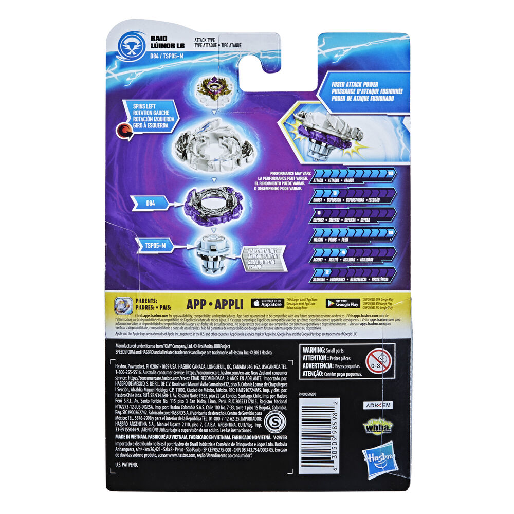 Toupie Beyblade Burst Surge Raid Luinor L6
