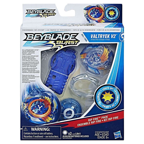 BEYBLADE BURST - Toupie Rip Fire VALTRYEK V2 avec Lanceur