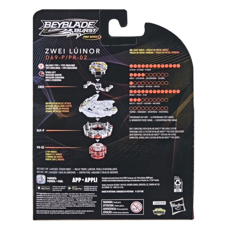 Toupie Beyblade Zwei Luinor