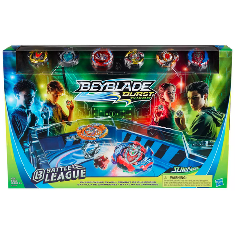 Arène Beyblade Burst Turbo Slingshock Beystadium avec système de rampe Bleu  - Autre jeu de plein air - Achat & prix